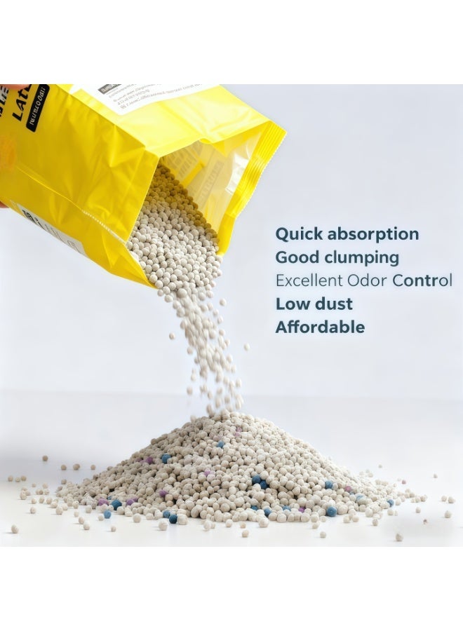 5 لتر/4 كجم مسحوق قشري القمح المطاطي على شكل كرات ليمونية - Image 5